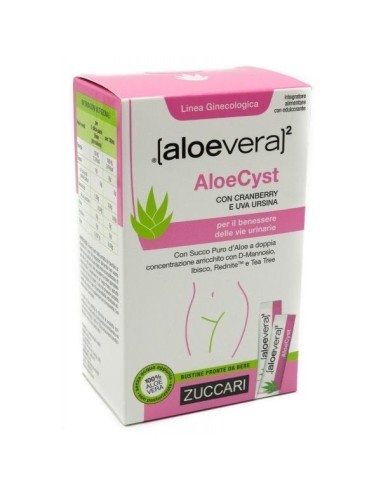AloeVera 2 AloeCyst Integratore Benessere Vie Urinarie